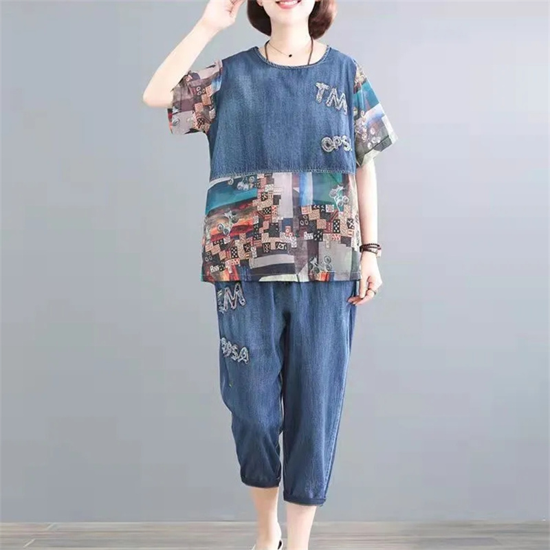 Set Jeans Wanita Musim Panas 5 - Embroidery On Jeans ulasan dan harga