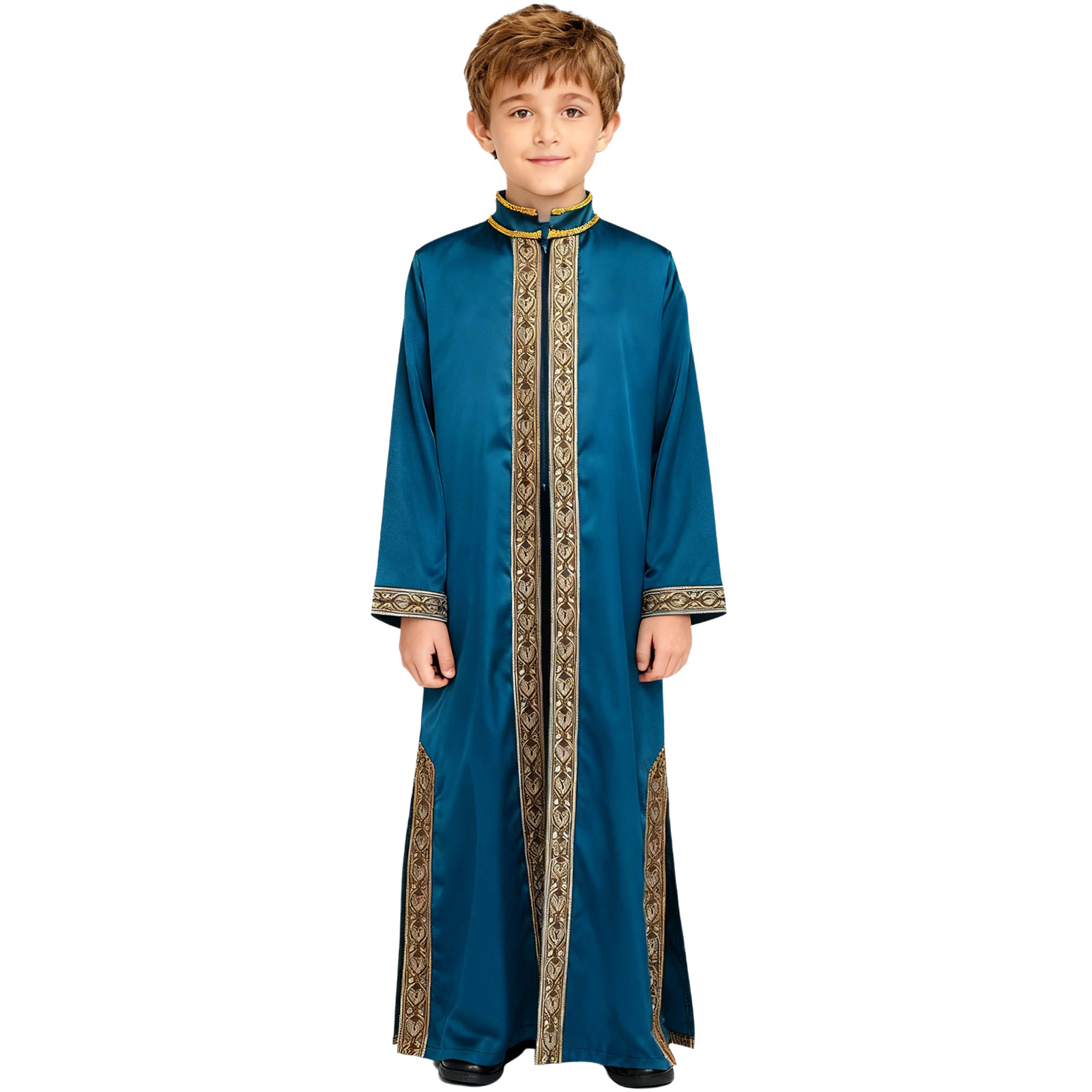 Jubah Muslim Maxi Bordir Emas  - Embroidery Kit ulasan dan harga