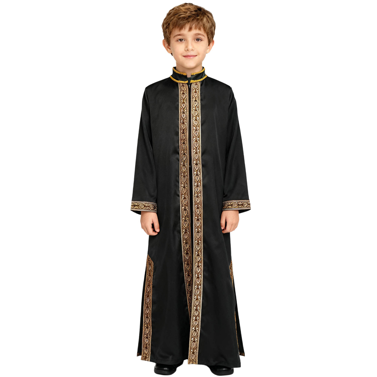 Jubah Muslim Maxi Bordir Emas  - Embroidery Kit ulasan dan harga