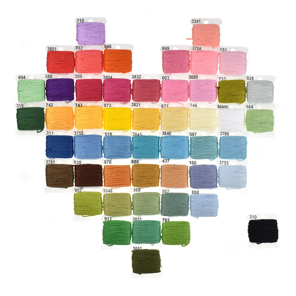 50 Kit Bordir Beraneka Ragam d - Embroidery Kit ulasan dan harga