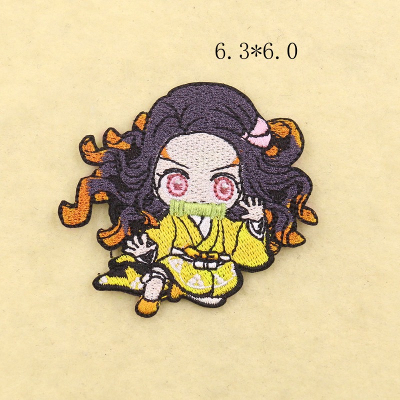 Demon Slayer Kamado Tanjirou K - Embroidery Patches ulasan dan harga