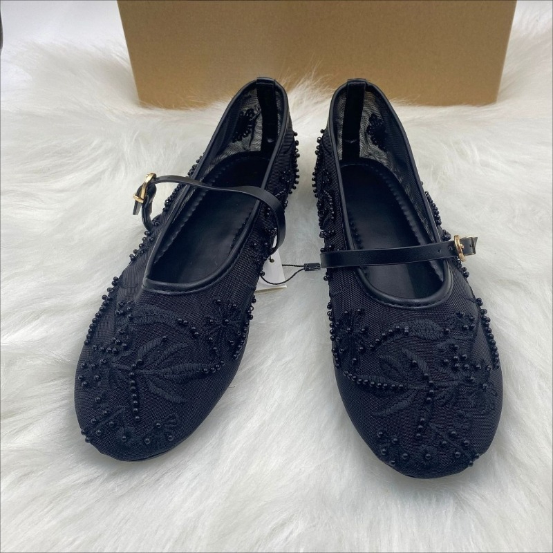 Sepatu Balet Wanita Model Mary - Embroidery Design Free ulasan dan harga
