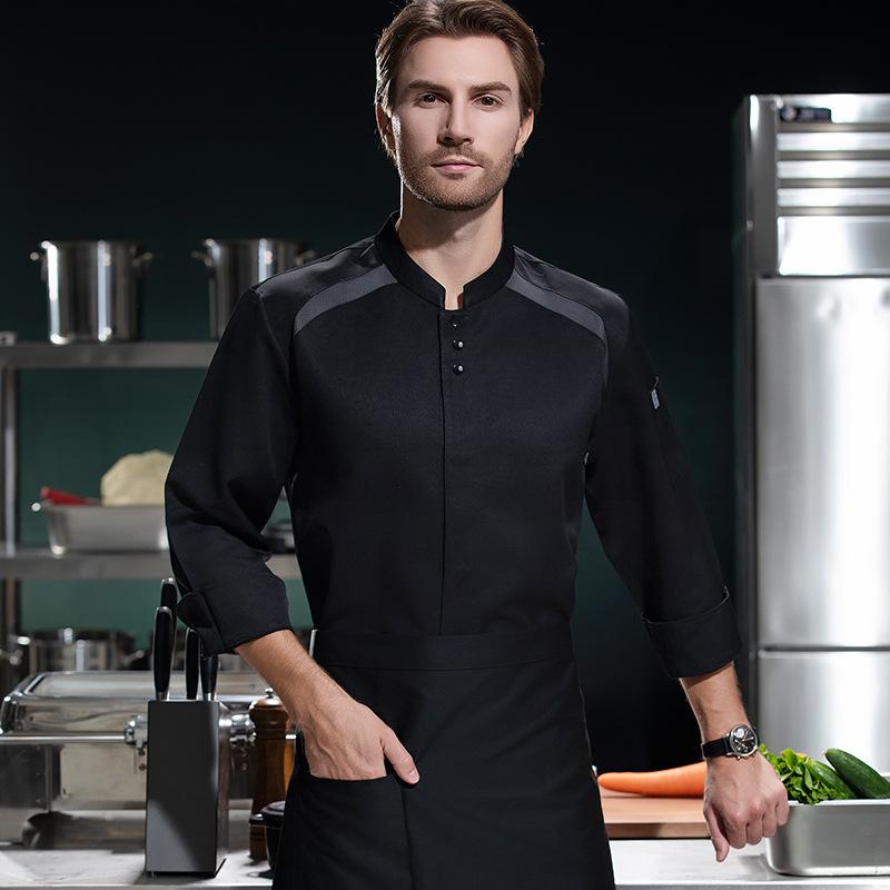 Seragam Koki Lengan Panjang Be - Embroidery Kitchen ulasan dan harga