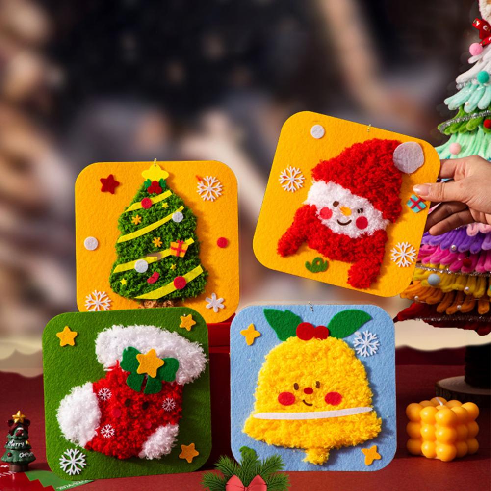 Kit Bordir Natal DIY 20cm Untu - Embroidery Xmas Stocking ulasan dan harga