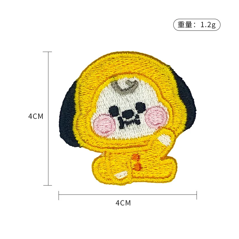 LINE FRIENDS BT21 Patch Bordir - Embroidery Patches ulasan dan harga