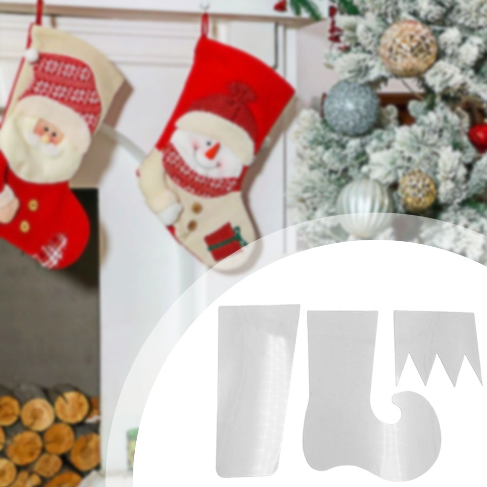 Elf Natal Stocking Template Pl - Embroidery Xmas Stocking ulasan dan harga