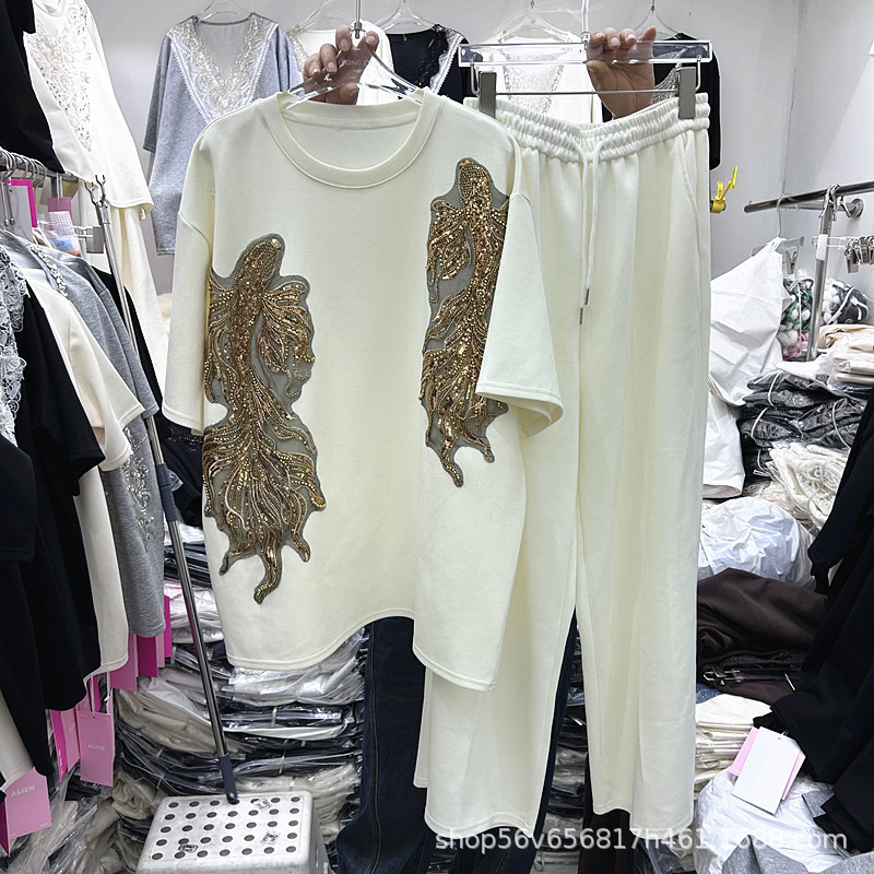 Set Dua Potong Wanita Musim Se - Embroidery Cotton Shirt ulasan dan harga