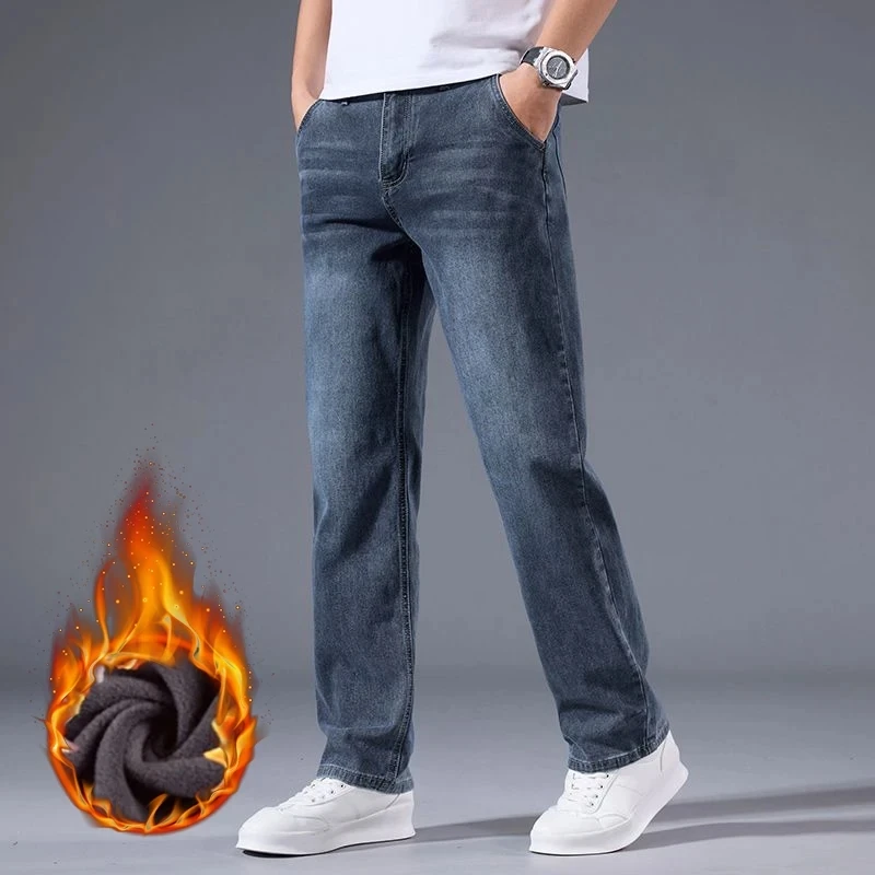 Celana Jeans Pria Musim Dingin - Embroidery On Jeans ulasan dan harga