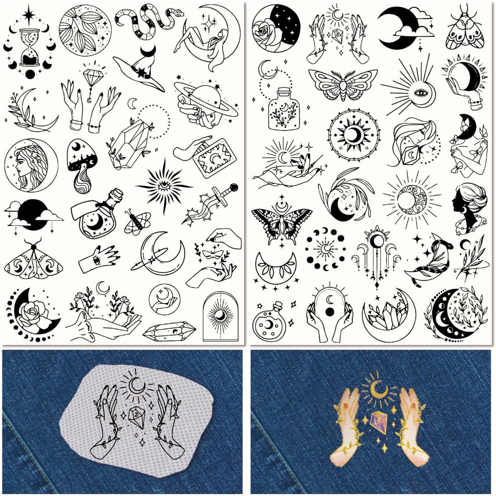 51 Buah Boho Bulan Matahari La - Embroidery Stitches ulasan dan harga