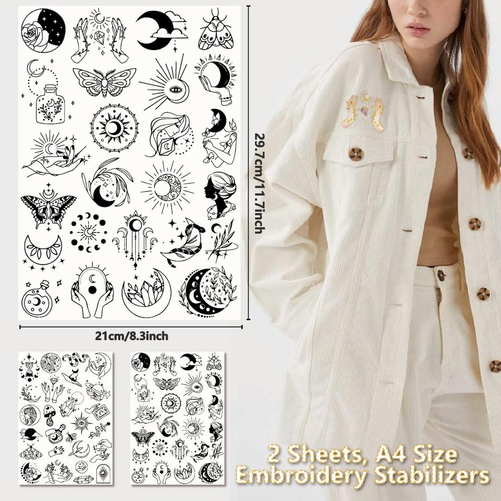 51 Buah Boho Bulan Matahari La - Embroidery Stitches ulasan dan harga