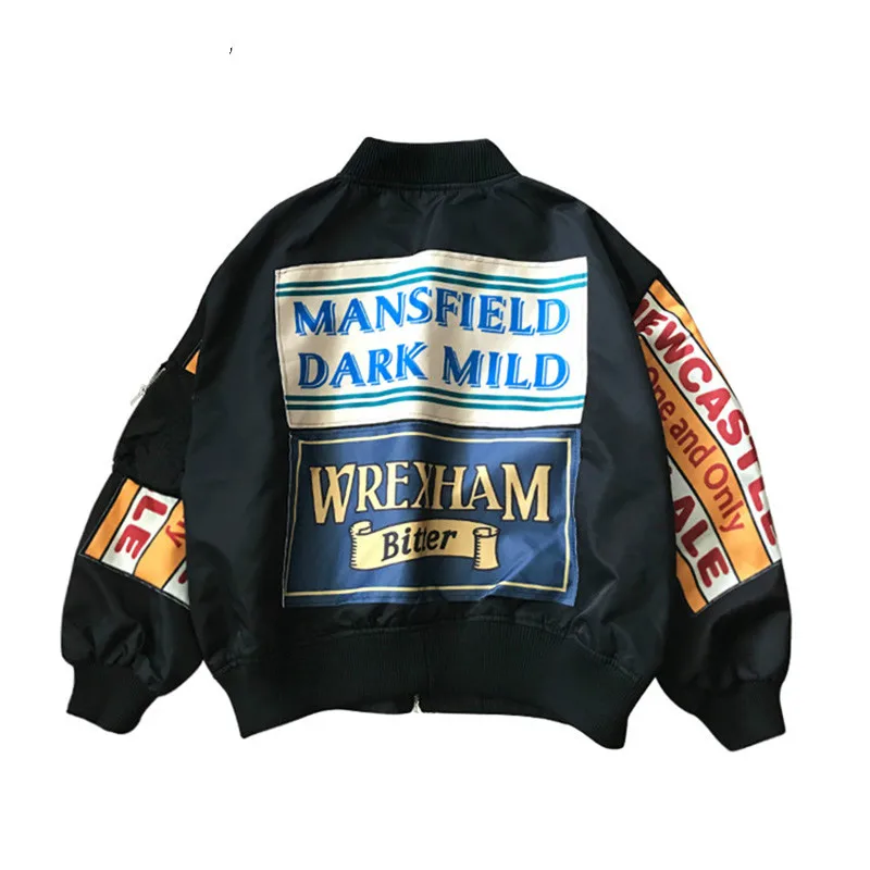 Jaket Huruf Harajuku Mantel Pe - Embroidery Design Patterns Flowers ulasan dan harga