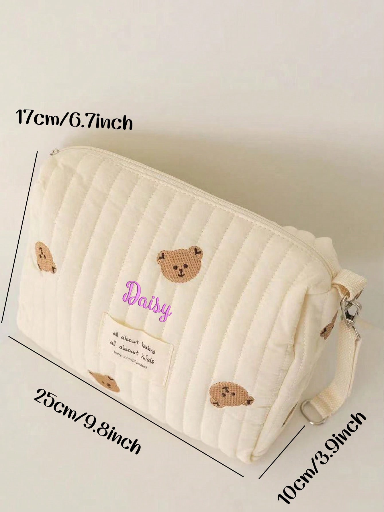 Tas Popok Bayi Bordir Nama Kus - Embroidery And Quilting ulasan dan harga